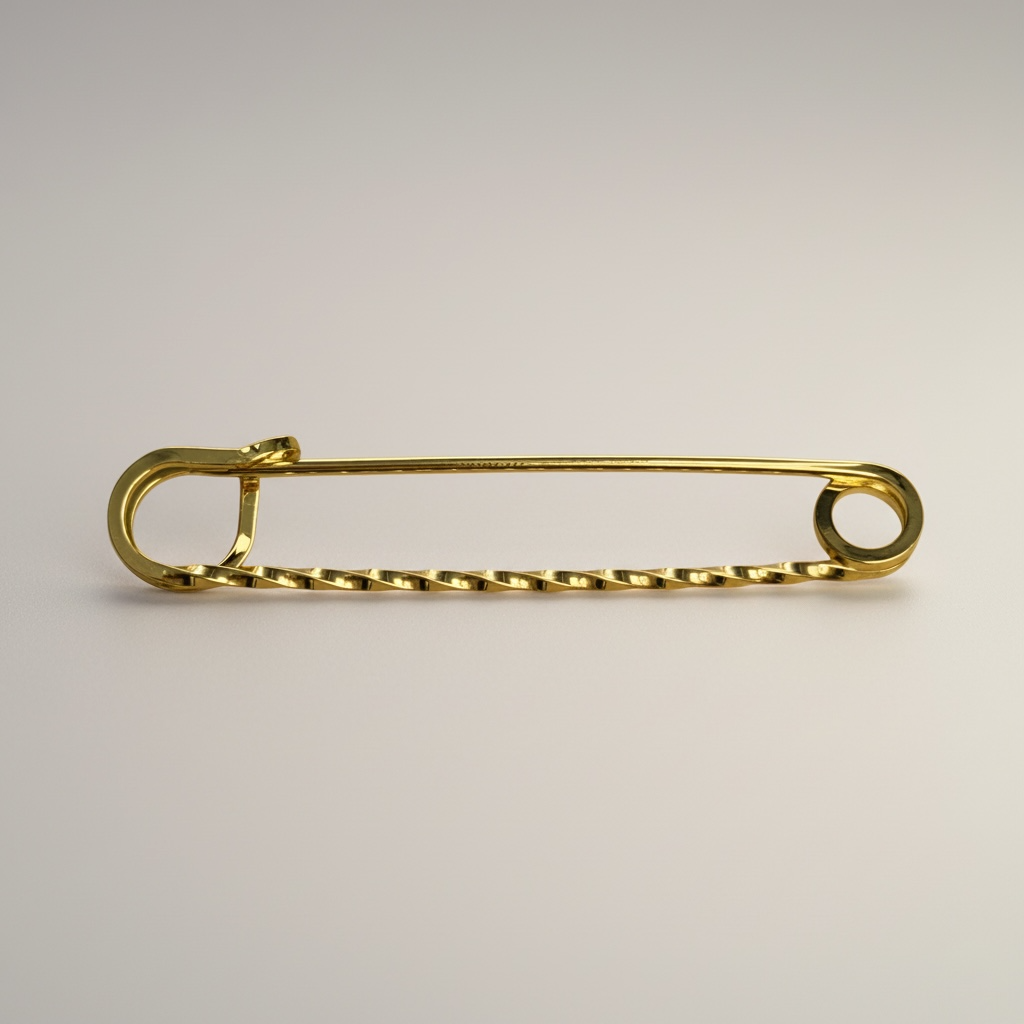 Dubois Cheval - Golden Twisted Traditional Stock Pin