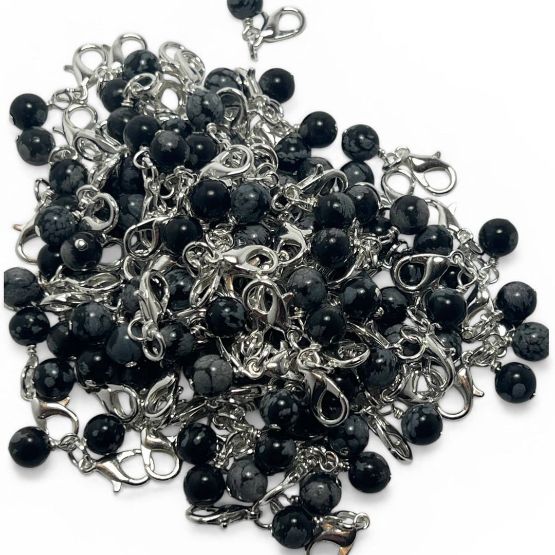 Dubois Cheval - Snowflake Obsidian Protection Charm