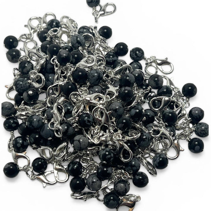 Dubois Cheval - Snowflake Obsidian Protection Charm
