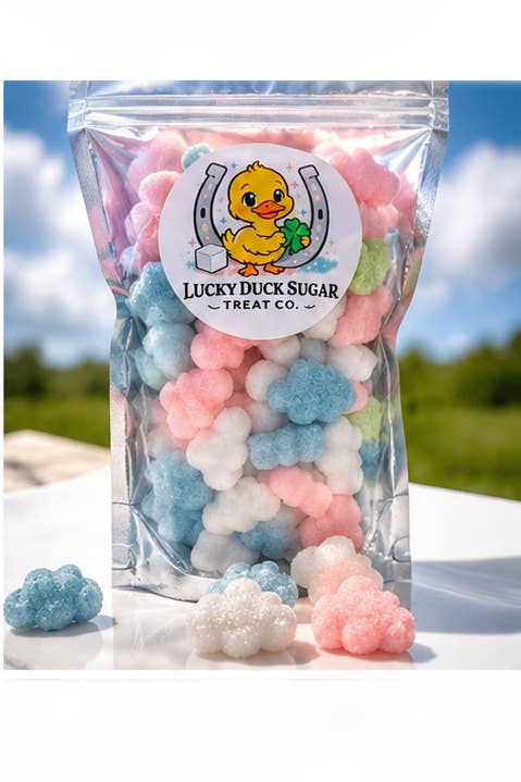 Lucky Duck Sugar Treats -Cotton Candy Clouds