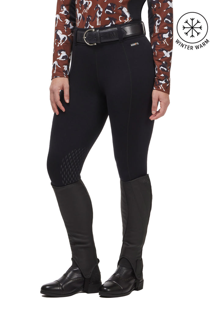 Kerrits Power Stretch® Fleece Knee Patch Pocket Riding Tight '25