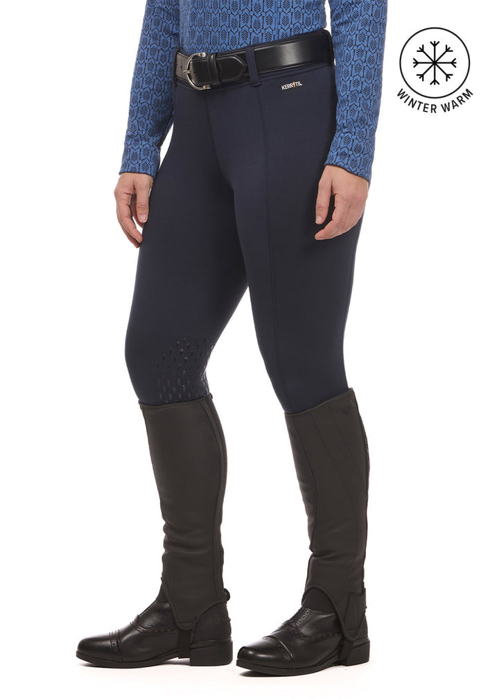 Kerrits Power Stretch Fleece Knee Patch Pocket Riding Tight '25