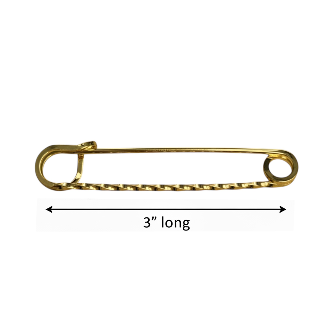 Dubois Cheval - Golden Twisted Traditional Stock Pin