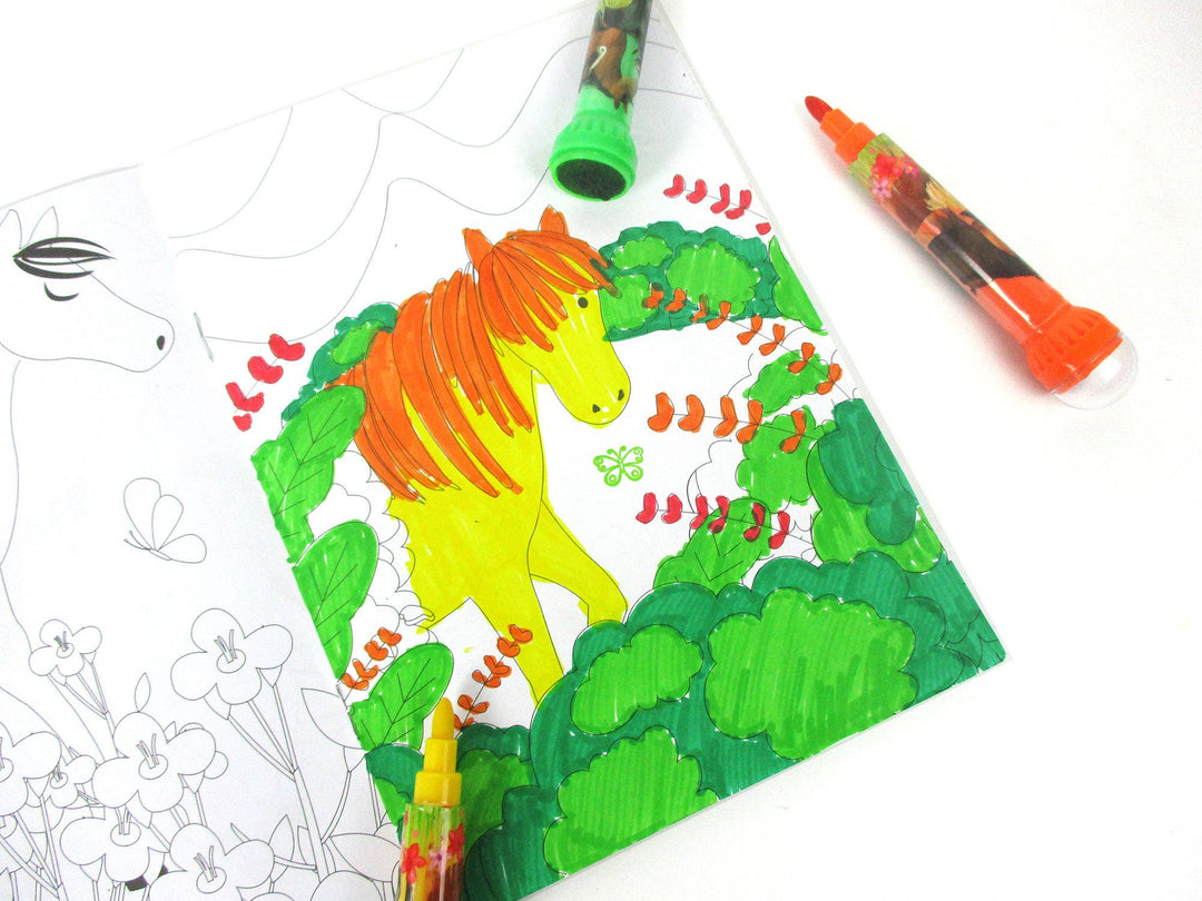 Tiny Mills - Horse and Pony Stamp Marker Set - Set of 10
