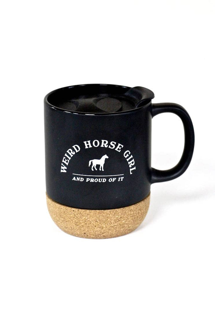 Spiced Equestrian - Weird Horse Girl Mug: Onyx