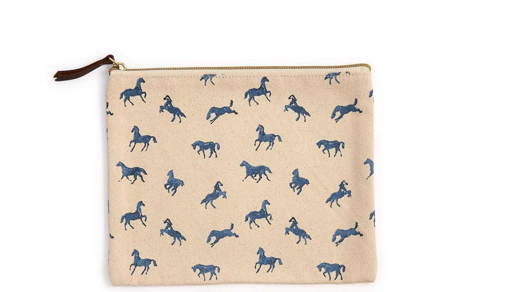 Two's Co. Horse Silhouette Printed Multipurpose Pouch