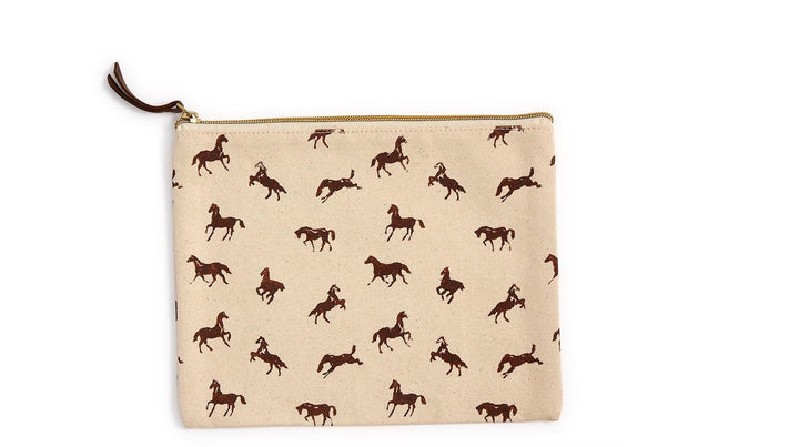 Two's Co. Horse Silhouette Printed Multipurpose Pouch