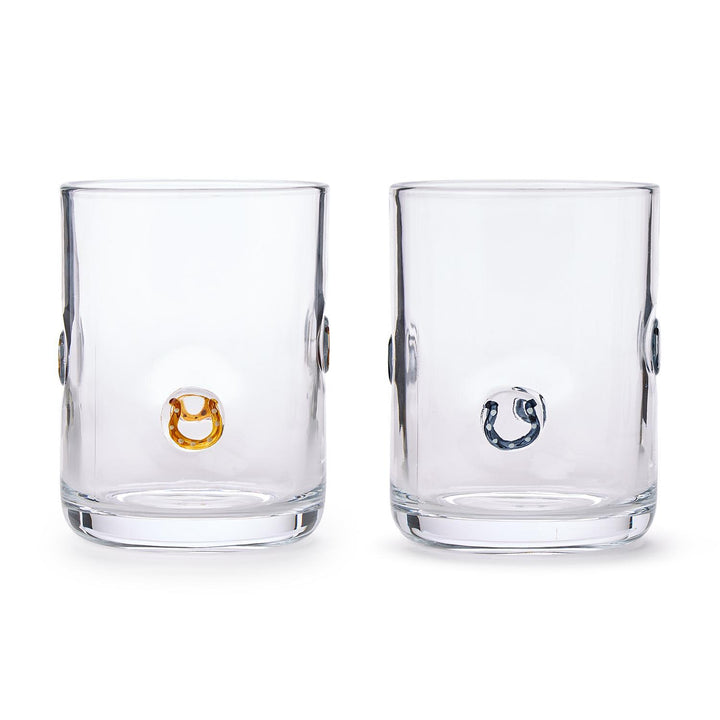 Horseshoe Double Old Fashion Glass