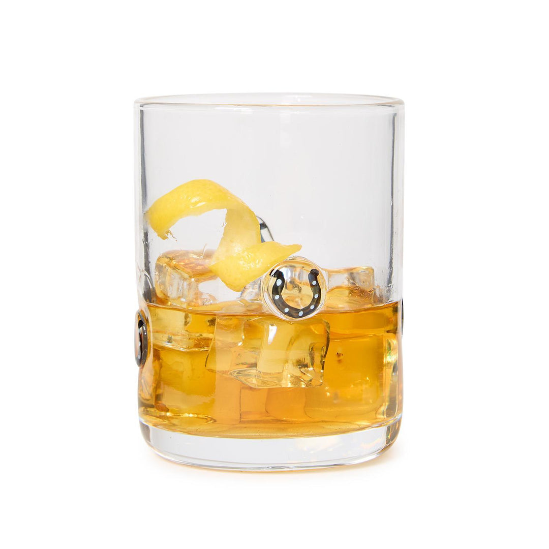 Horseshoe Double Old Fashion Glass