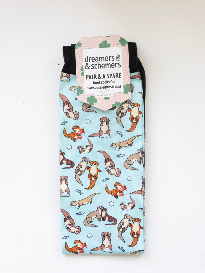 Dreamers & Schemers Otter-ly Adorable Pair & a Spare Socks
