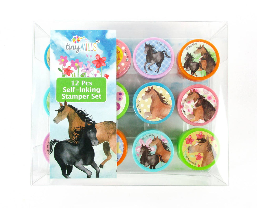 Tiny Mills - Horse and Pony Stamp Kit for Kids