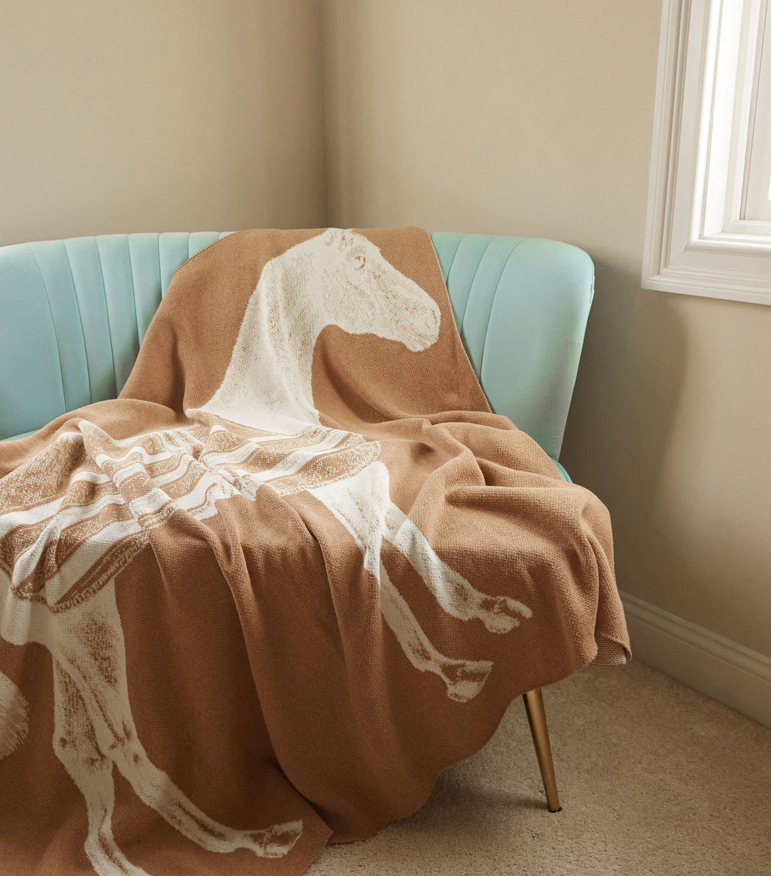 THOMASPAUL - THOROUGHBRED THROW CAMEL