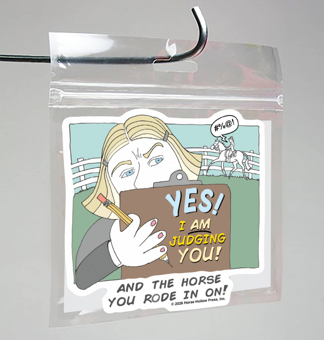 Horse Hollow Press - Horse Sticker Waterproof 3" Yes I Am