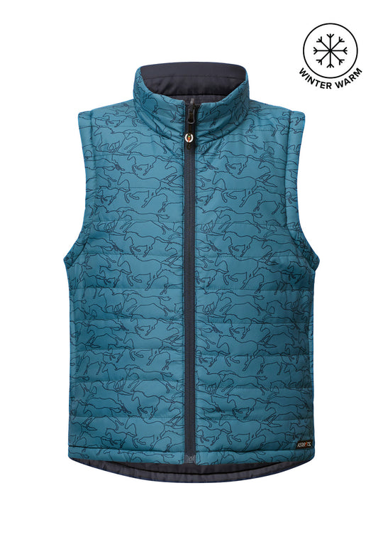 Kerrits Kids Round Up Reversible Quilted Riding Vest '24