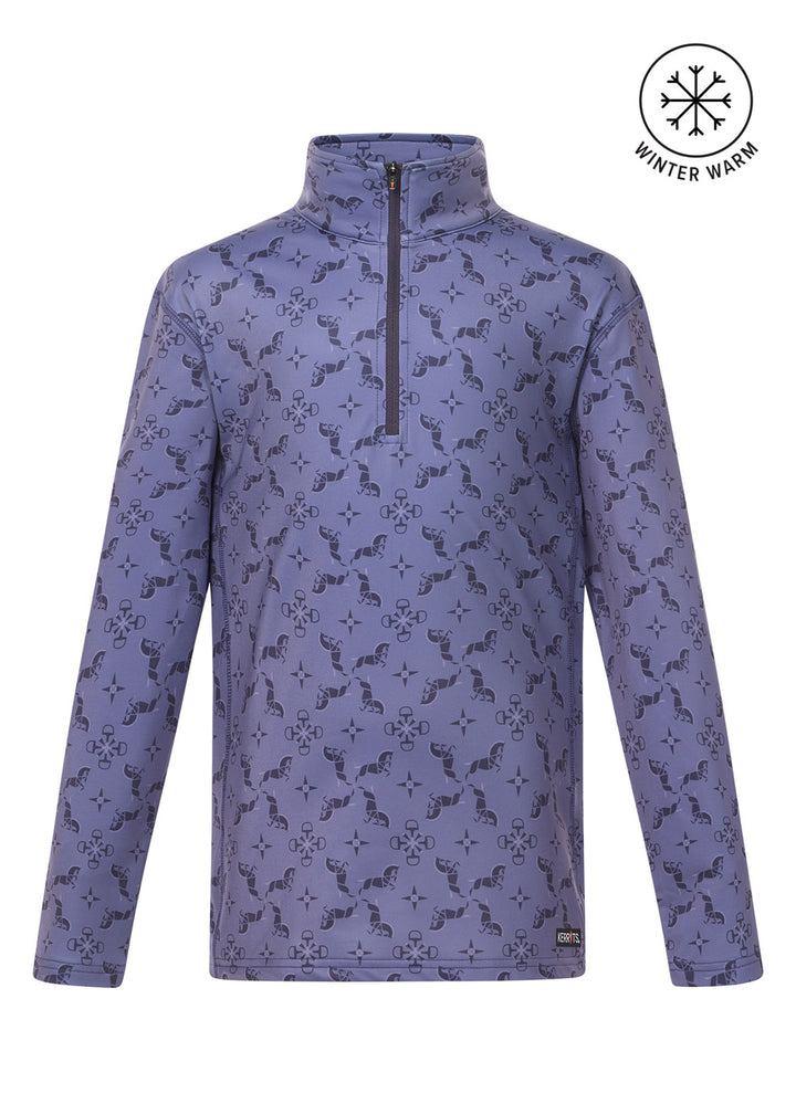 Kerrits Kids First Level Quarter Zip Stretch Fleece Tech Top '25