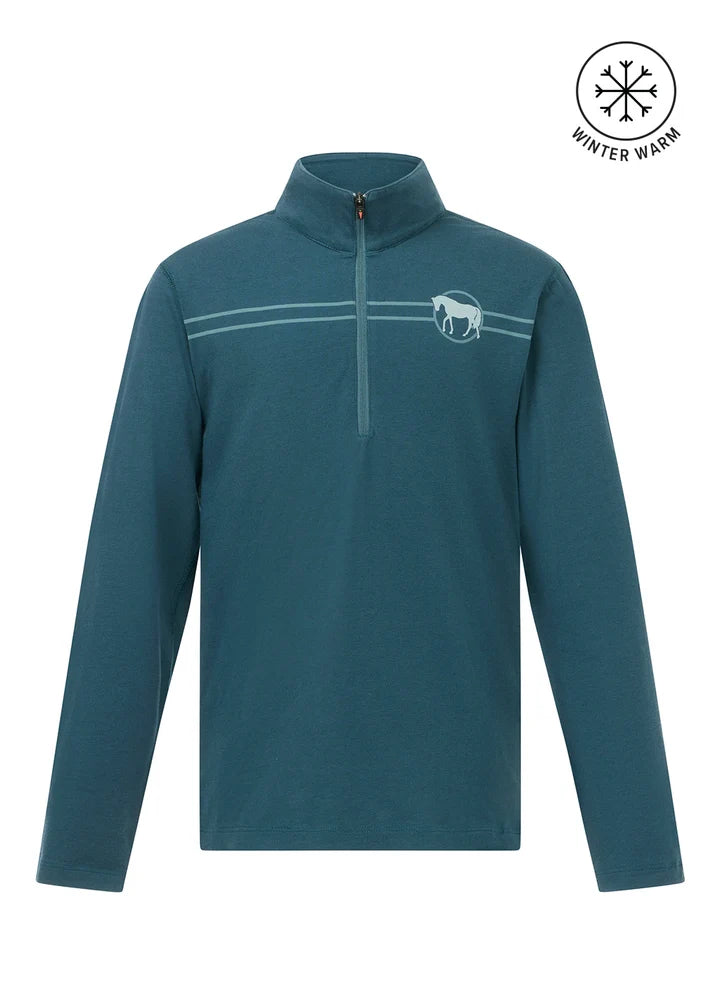 Kerrits Kids Equi Rhythm Lite Quarter Zip Riding Top