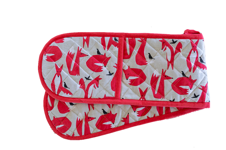 Allgifts Australia - Double Oven Glove - Fox