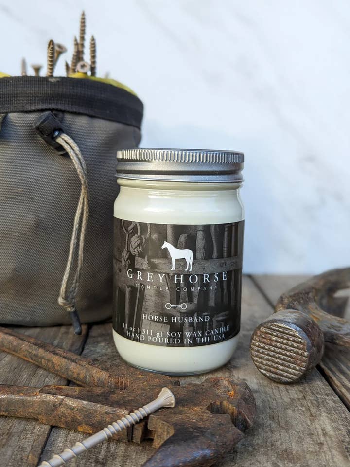 Grey Horse Soy Candle Jars