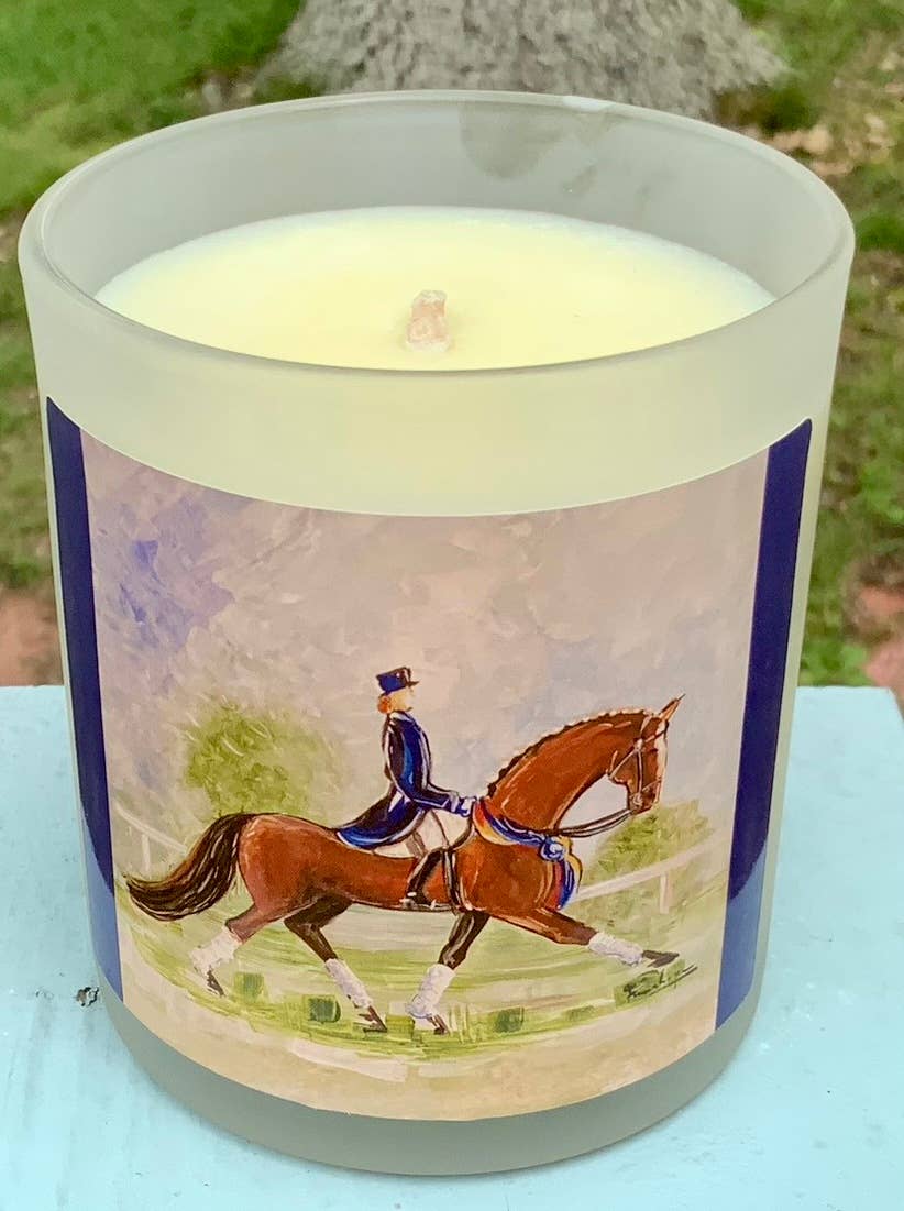 Designs by Frederique - Dressage Scented Soy Candle “I Love Paris “