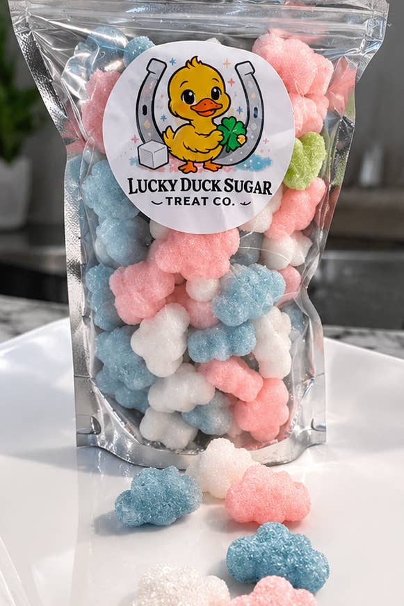 Lucky Duck Sugar Treats -Cotton Candy Clouds