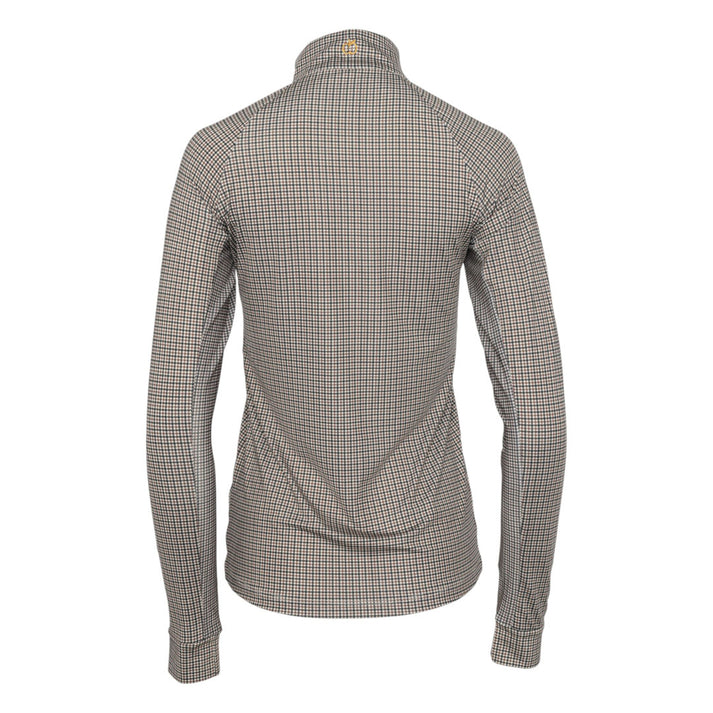 Dapplebay Bay Houndstooth 1/4 Zip Riding Top