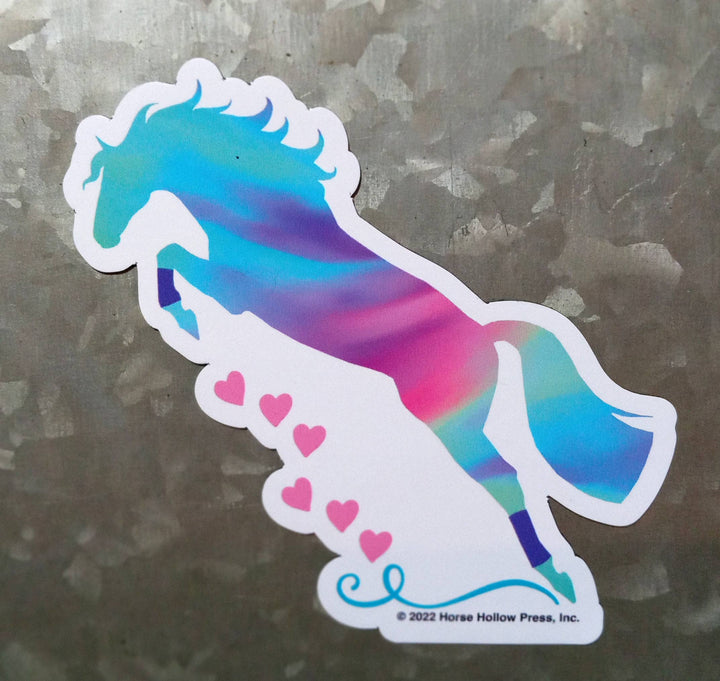 Horse Hollow Press - Horse Magnet 3": Colorful Jumper