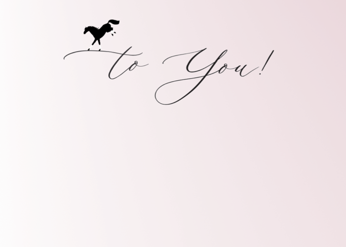 Horse Hollow Press Horse Birthday Card Galloping & Jumping