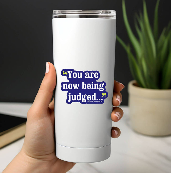 Horse Hollow Press - 3" Waterproof Horse You are Now Being Judged Funny Sticker