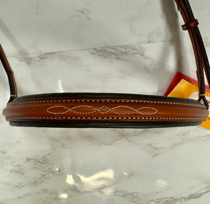 Edgewood Padded Raised Fancy Stitched 5/8" Noseband