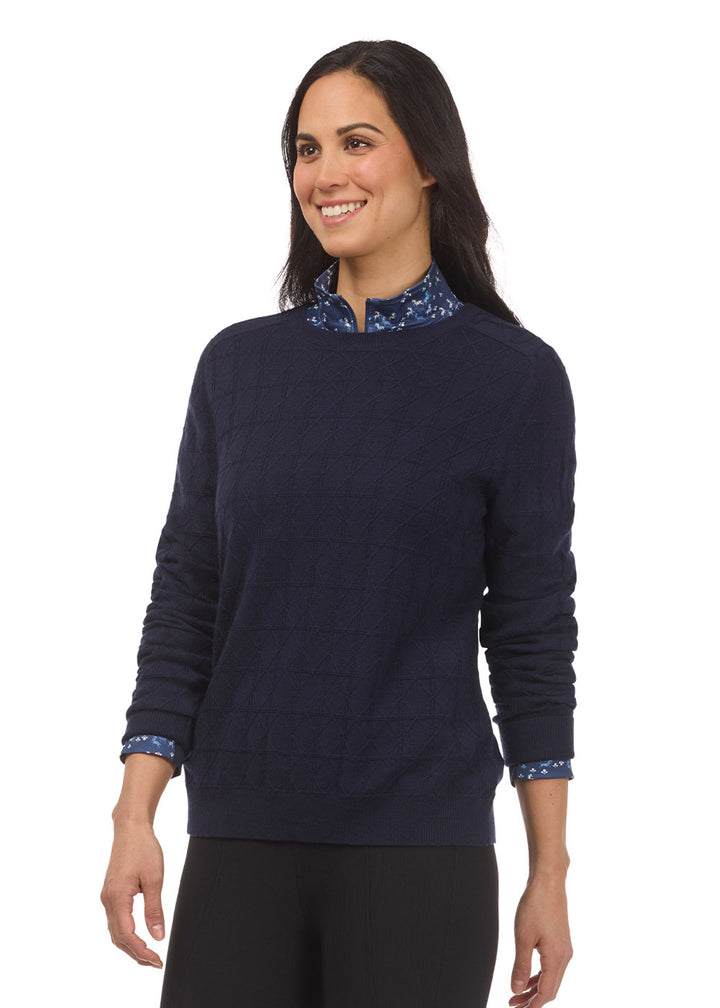 Kerrits Women's Bit of Diamond Crew Neck Sweater '25