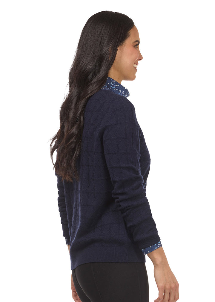 Kerrits Women's Bit of Diamond Crew Neck Sweater '25