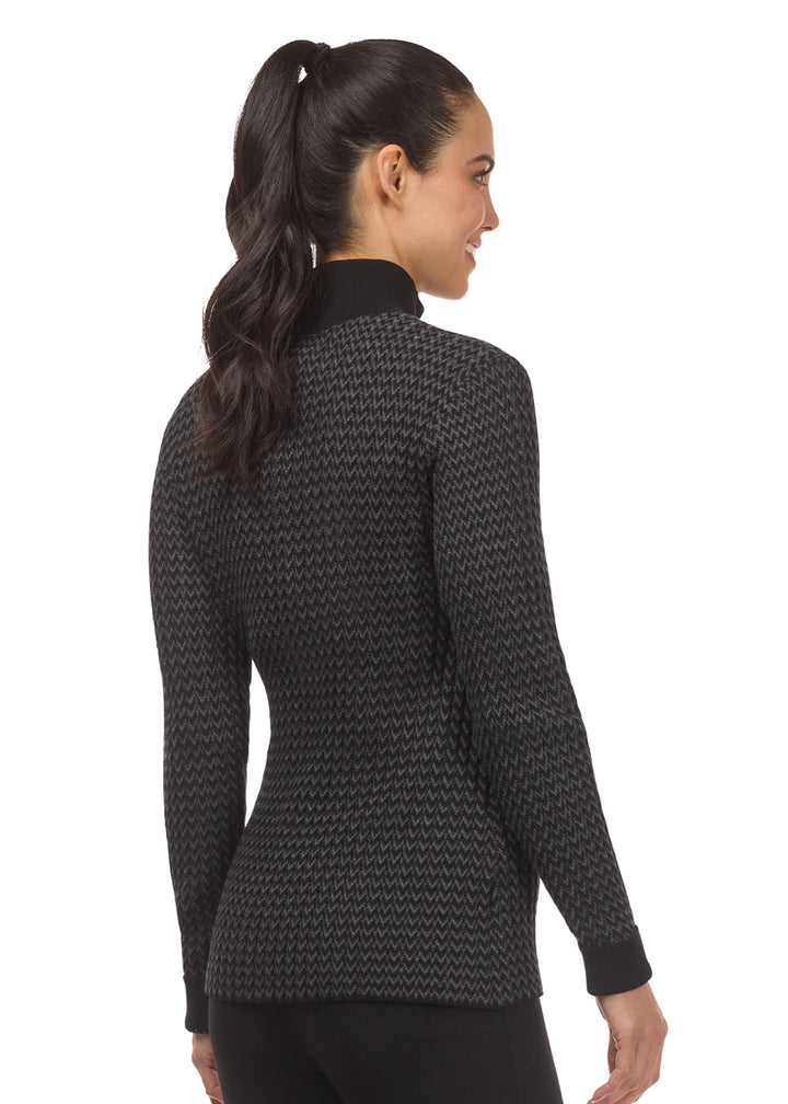 Kerrits Quarter Zip Herringbone Sweater '25