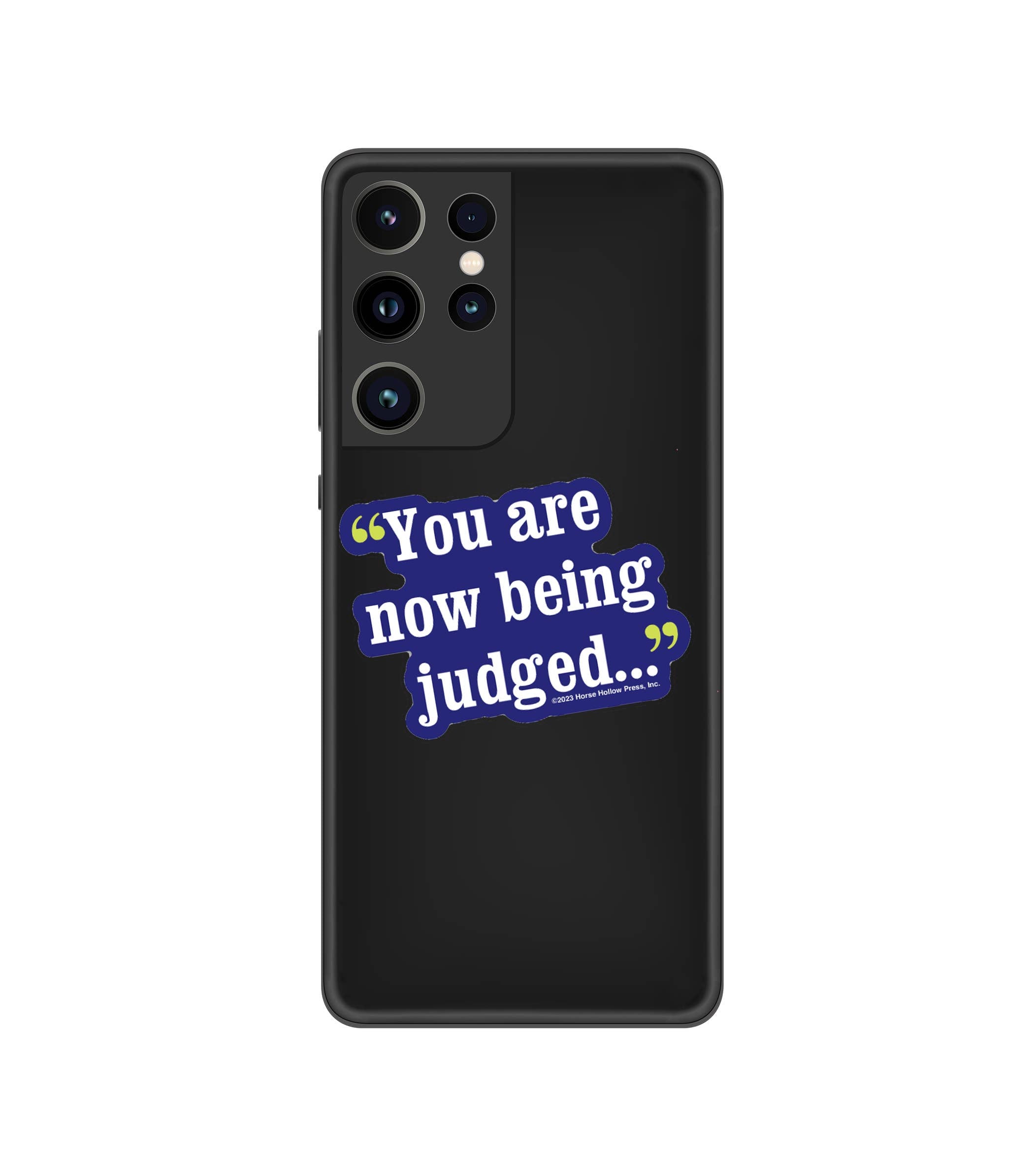 Horse Hollow Press - 3" Waterproof Horse You are Now Being Judged Funny Sticker