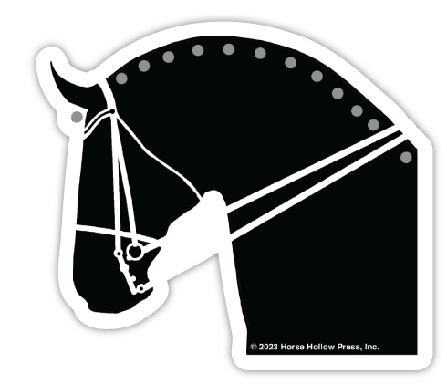 Horse Hollow Press - 3" Waterproof Dressage... Sticker