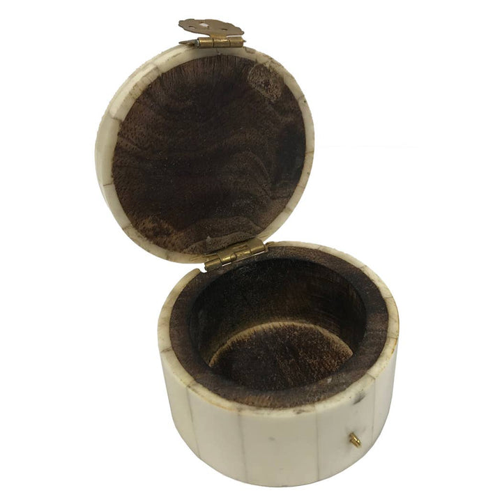 Madison Bay Co. - Horse Head Round Bone Trinket Box
