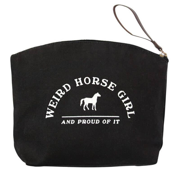 Spiced Equestrian - Weird Horse Girl Makeup Bag: Onyx
