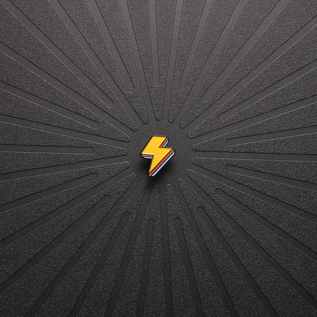 Pinsnickety - Lightning Bolt Pins: Electric Yellow