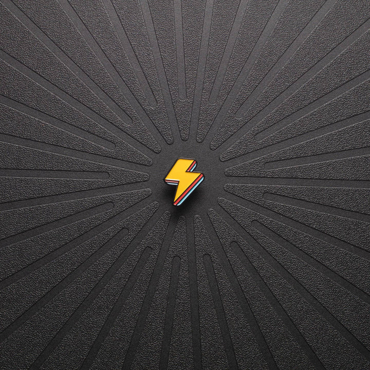 Pinsnickety - Lightning Bolt Pins: Electric Yellow