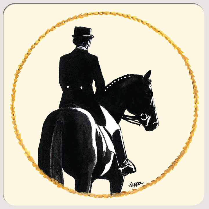 Zeppa Studios - Dressage Beverage Coasters