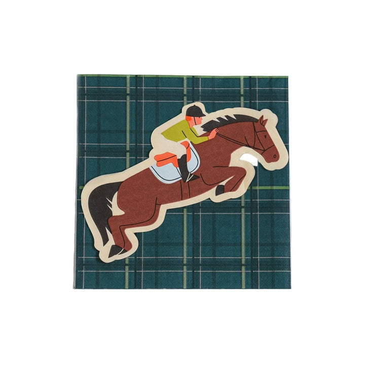 POP Party Supplies Horse Plaid Party Napkins (20 ct)