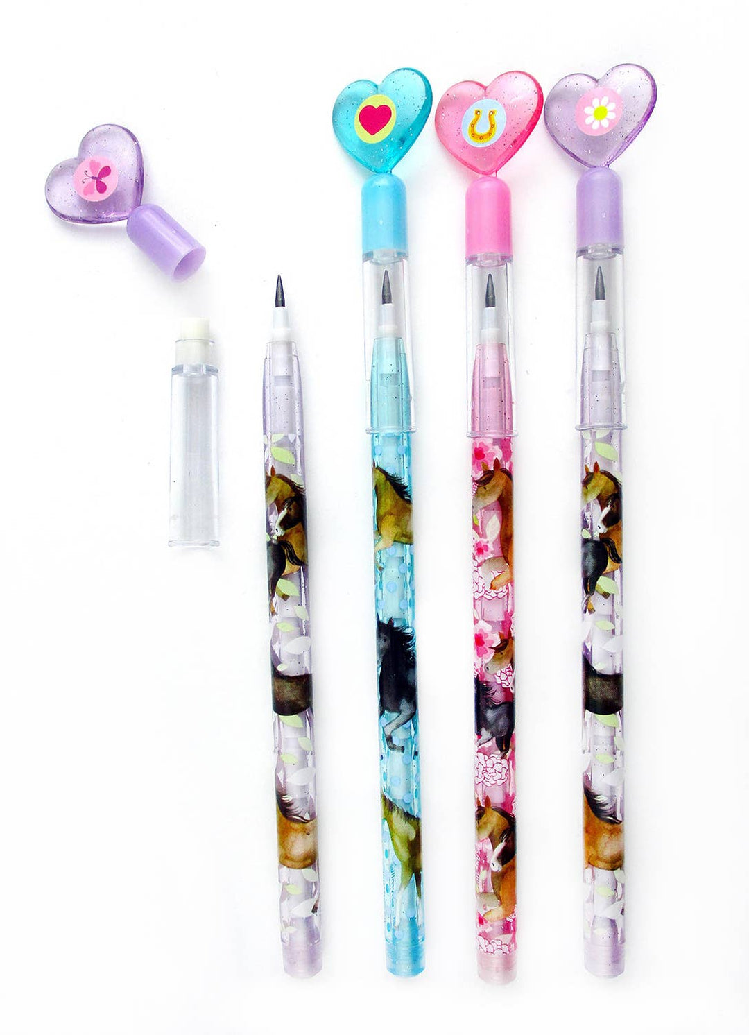 Tiny Mills - 6 Pcs Horse Multi-Point Pencils