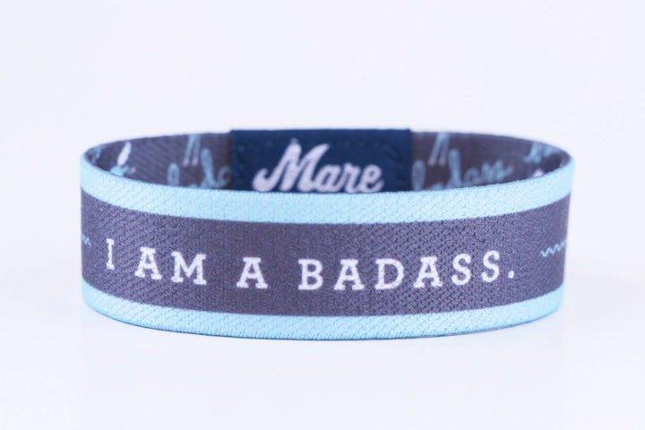 Mare Modern Goods - "I'm a Badass" Mindfilly Band (Badass Blue)
