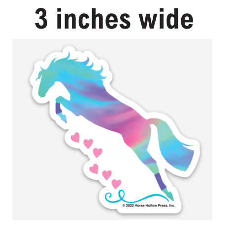 Horse Hollow Press - Horse Magnet 3": Colorful Jumper