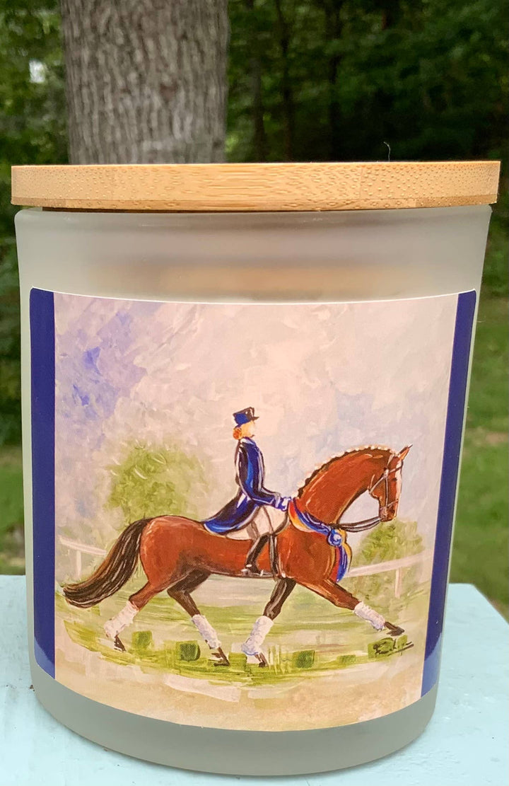 Designs by Frederique - Dressage Scented Soy Candle “I Love Paris “