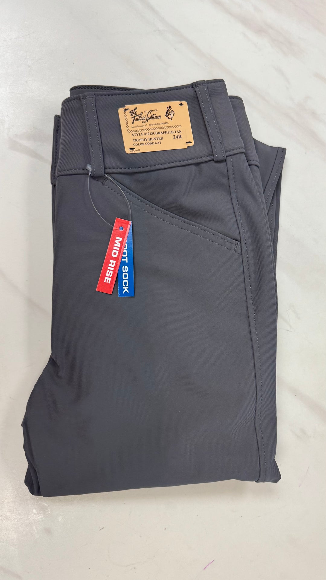 Tailored Sportsman Tech Light Mid Rise FZ Breech