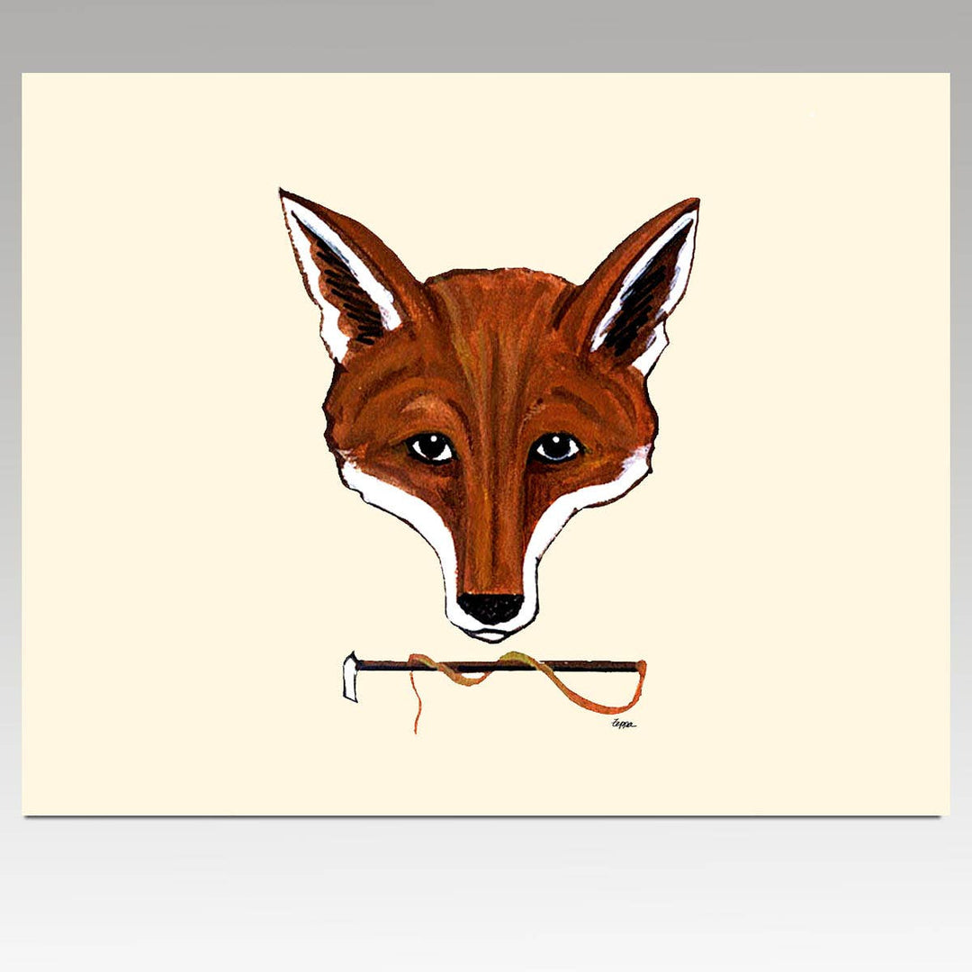 Zeppa Studios - Fox Mask Cutting Board