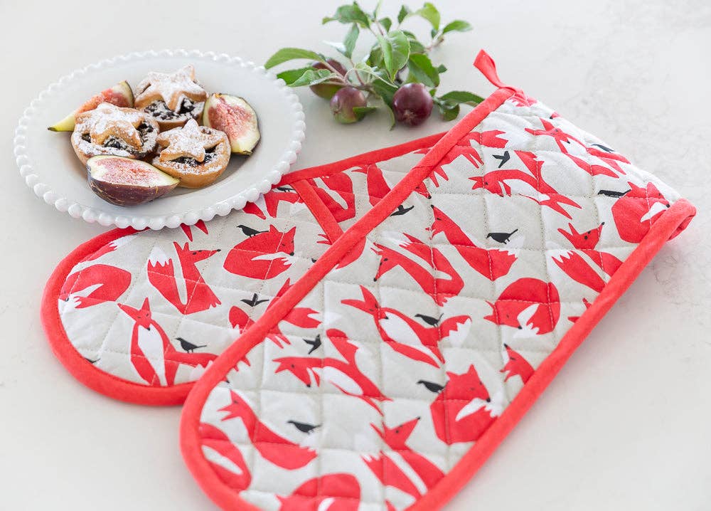 Allgifts Australia - Double Oven Glove - Fox