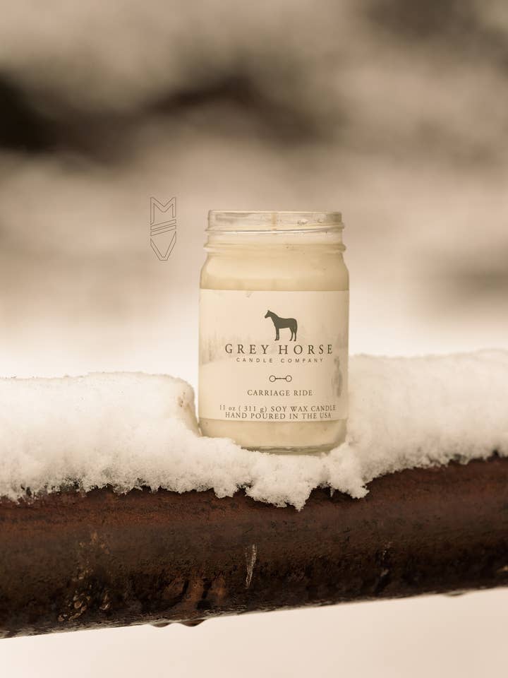 Grey Horse Soy Candle Jars