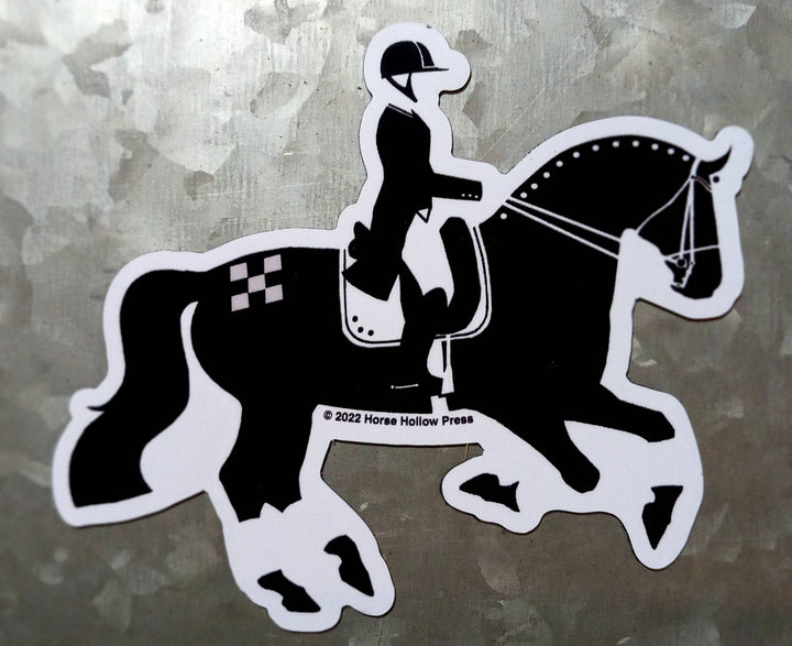 Horse Hollow Press - Horse Magnet 3": Dressage Horse