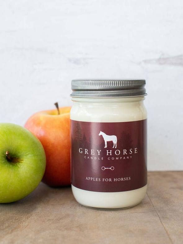 Grey Horse Soy Candle Jars